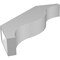 Ekena Millwork 5 1/2-in. W x 30-in. D x 30-in. H Funston Architectural Grade PVC Knee Brace BRCP055X30X30FST - alternate 2